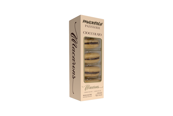 Maxtris Macarons Cioccolato, confezione da 5