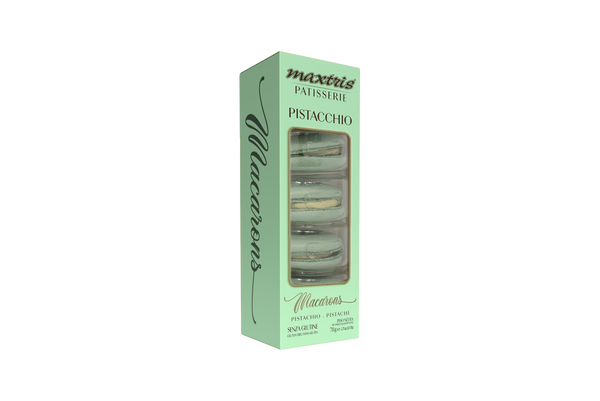 Maxtris Macarons Pistacchio, confezione da 5