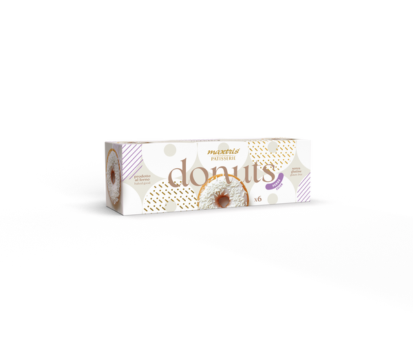 Maxtris Donuts Panna, confezione da 6
