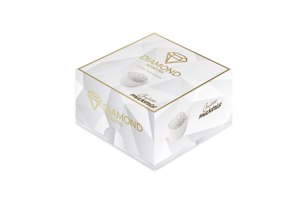 Vassoio DIAMOND Noisettes Bianco