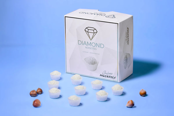 Vassoio DIAMOND Noisettes Bianco