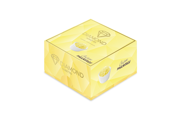 Vassoio DIAMOND Noisettes Giallo