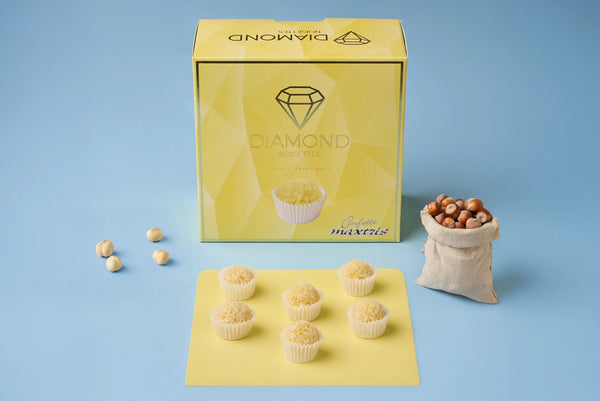 Vassoio DIAMOND Noisettes Giallo