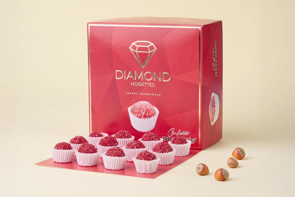 Vassoio DIAMOND Noisettes Rosso