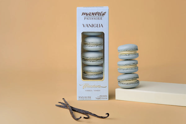 Maxtris Macarons Vaniglia, confezione da 5