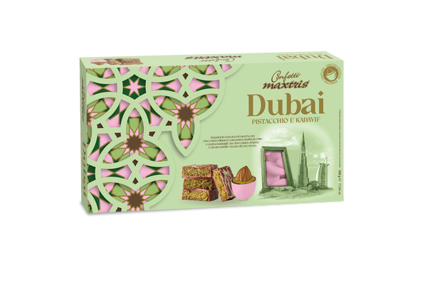 Maxtris Dubai Pistacchio e Kadayif Rosa
