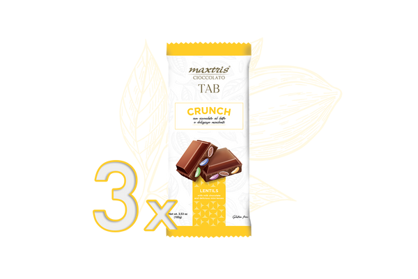 Maxtris TAB Crunch con Cioccolato al Latte