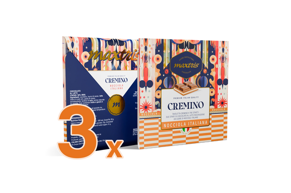 Maxtris Tavoletta Cremino Nocciola - 3 pz.