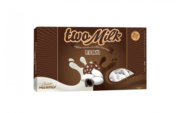 Zwei Milchschokolade